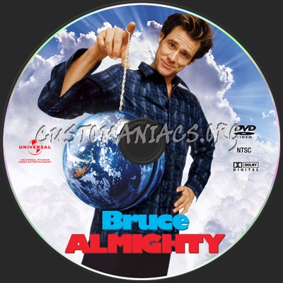 Bruce Almighty dvd label