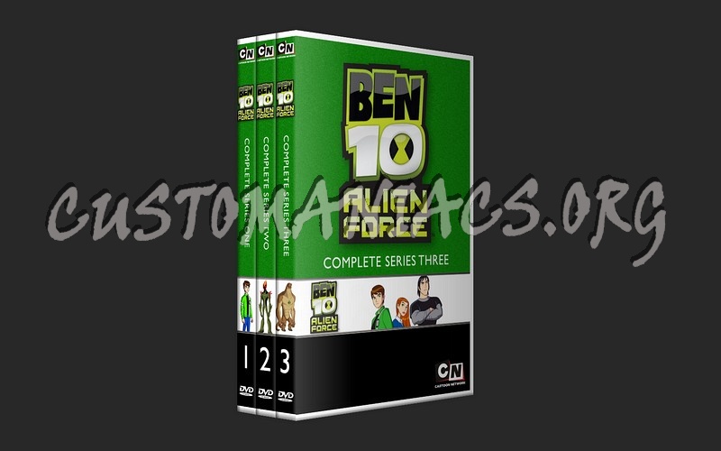 Ben 10 Alien Force Series 1-3 dvd cover