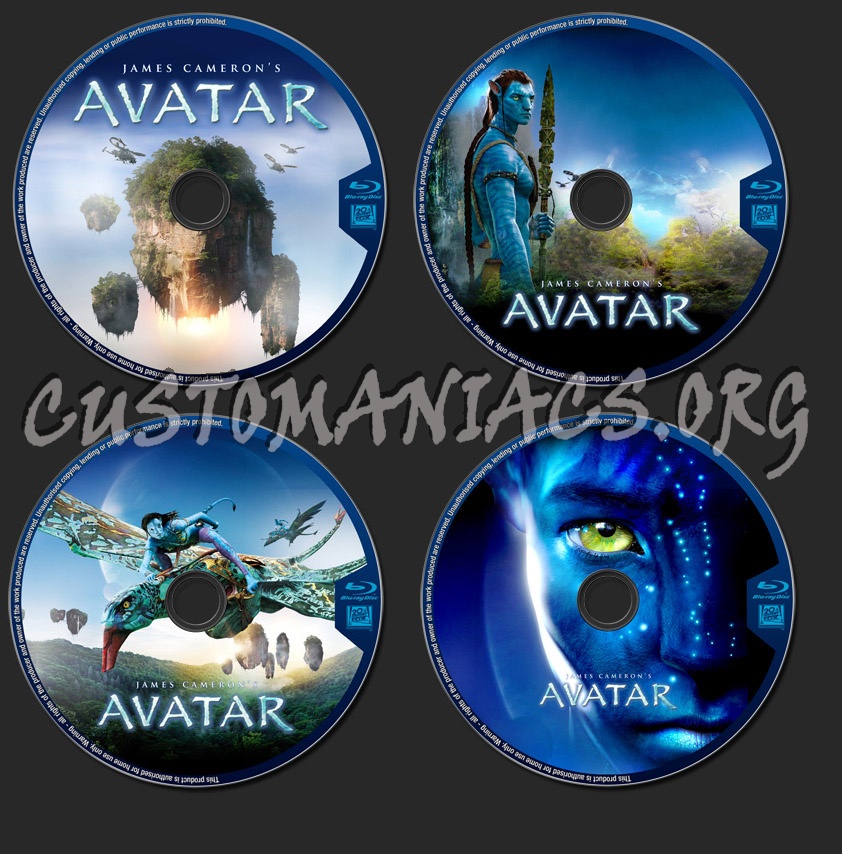 Avatar blu-ray label