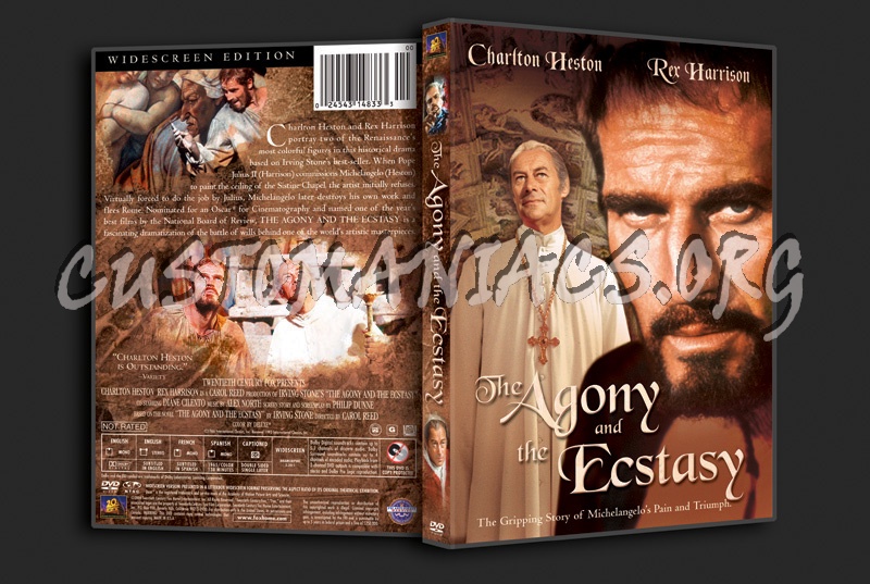 The Agony and the Ecstasy dvd cover