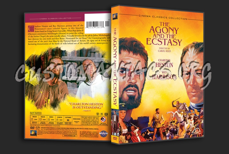 The Agony and the Ecstasy dvd cover