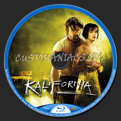 kalifornia blu-ray label