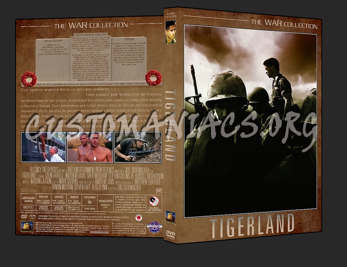 War Collection Tigerland dvd cover