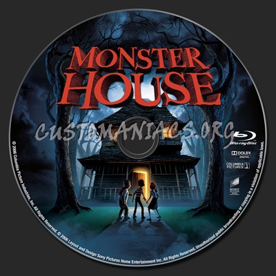 Monster House blu-ray label