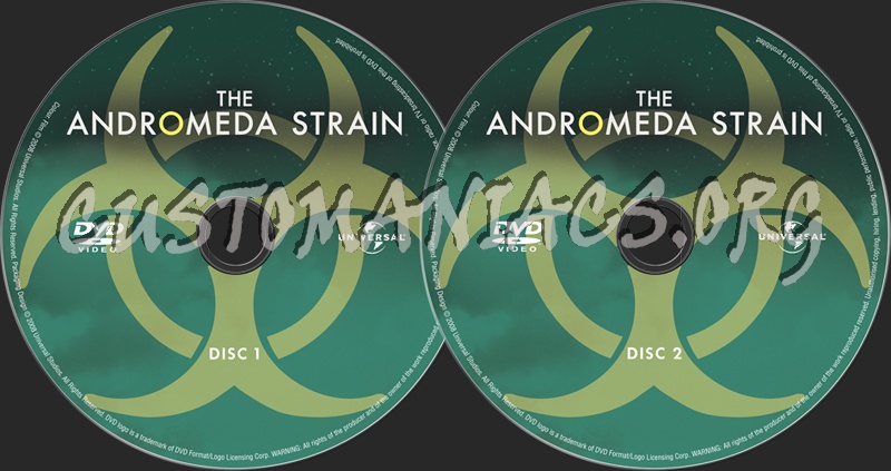 The Andromeda Strain dvd label