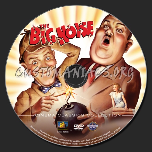 The Big Noise dvd label