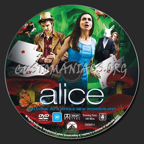 Alice dvd label