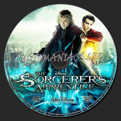 The Sorcerer's Apprentice dvd label