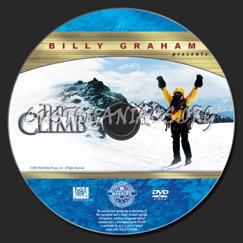 The Climb dvd label