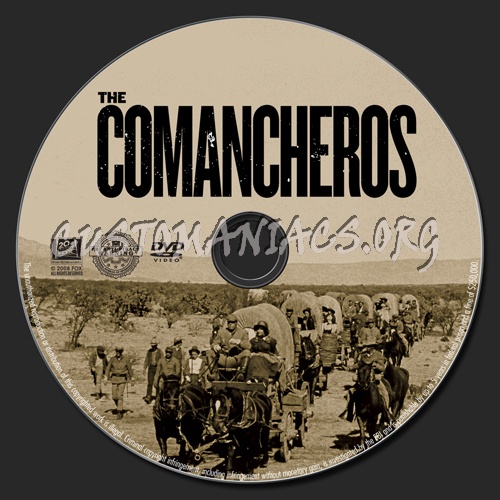 The Comancheros dvd label