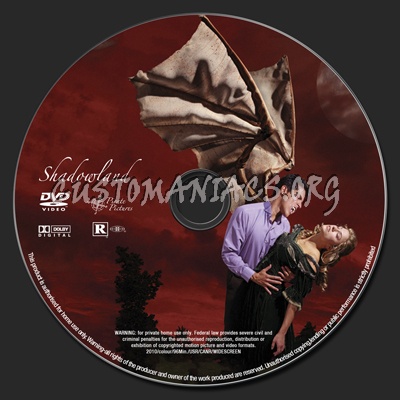 Shadowland dvd label