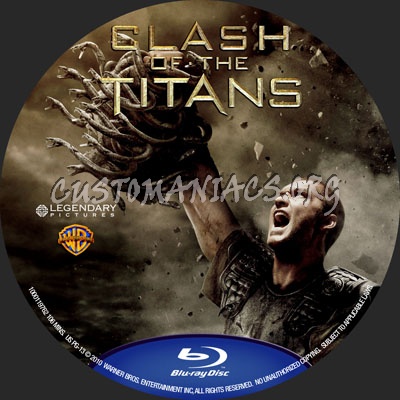 Clash Of The Titans blu-ray label