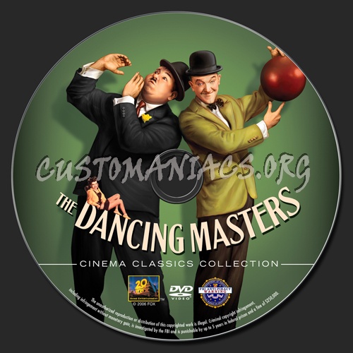 The Dancing Masters dvd label