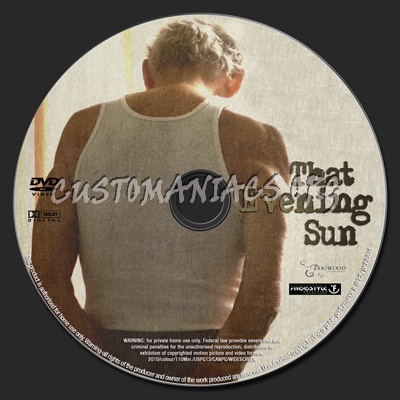 That Evening Sun dvd label