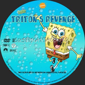 Spongebob Squarepants: Triton's Revenge dvd label