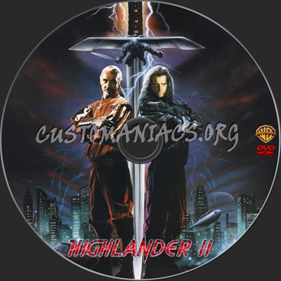 Highlander II dvd label