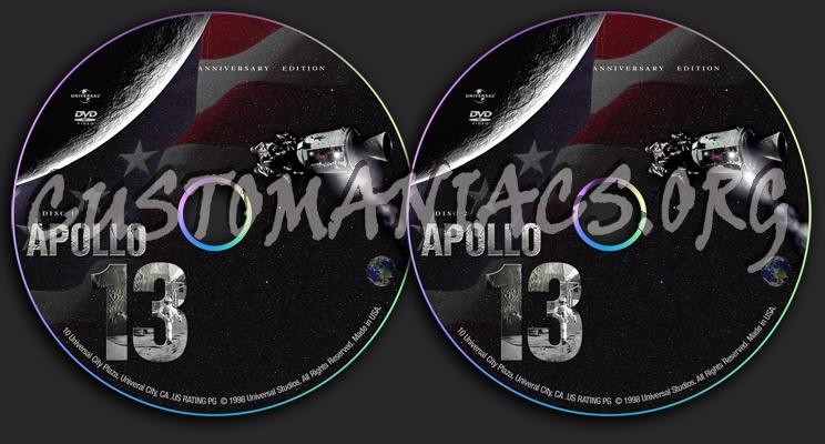 Apollo 13 dvd label