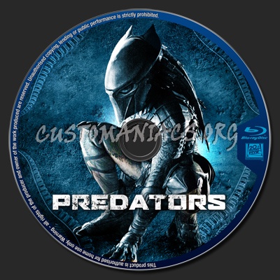 Predators blu-ray label