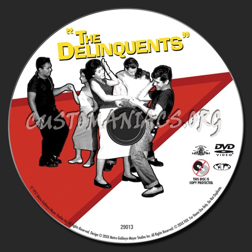 The Delinquents dvd label