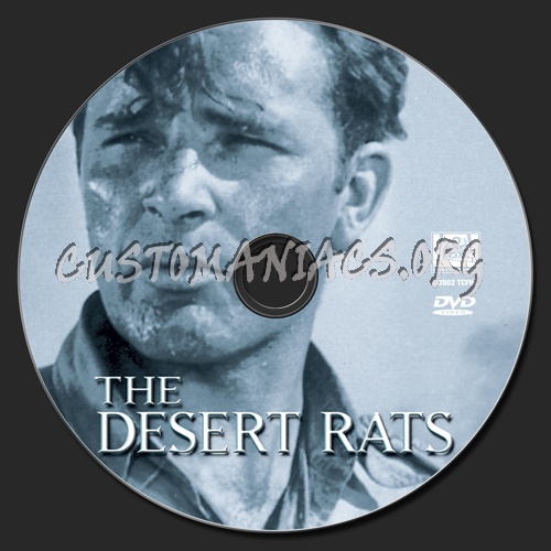 The Desert Rats dvd label