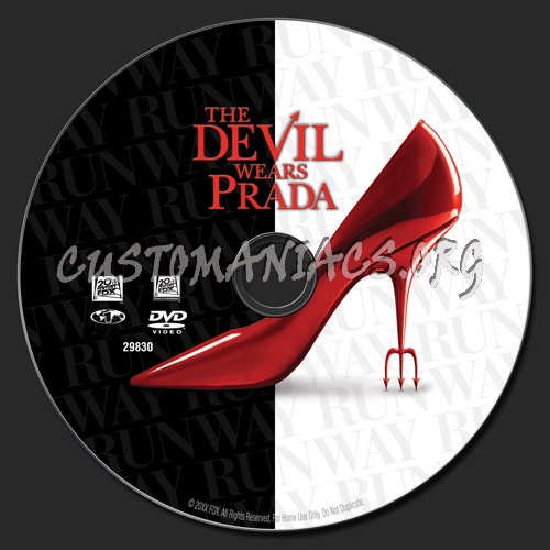 The Devil Wears Prada dvd label