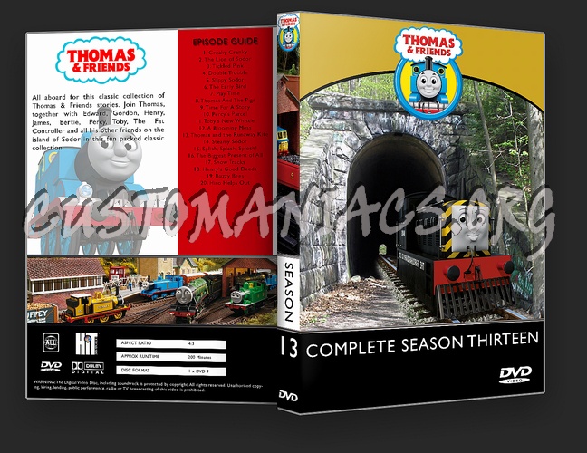 Thomas and Friends - Collection Vol 1-13 dvd cover