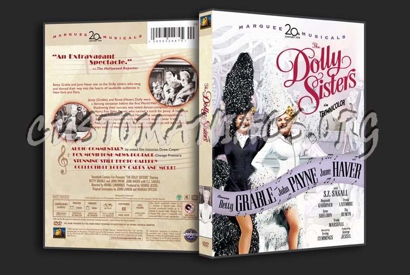 The Dolly Sisters dvd cover