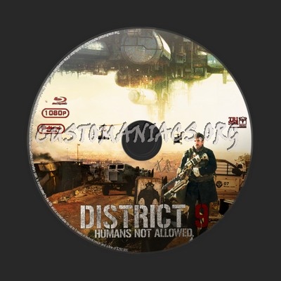 District 9 blu-ray label