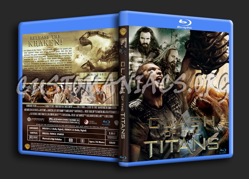 Clash of the Titans blu-ray cover