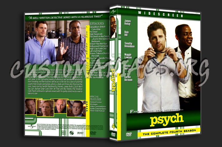 Psych dvd cover