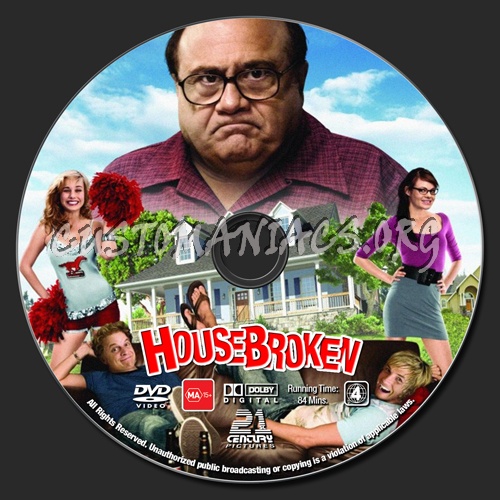 House Broken dvd label