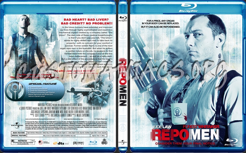 Repo Men blu-ray cover