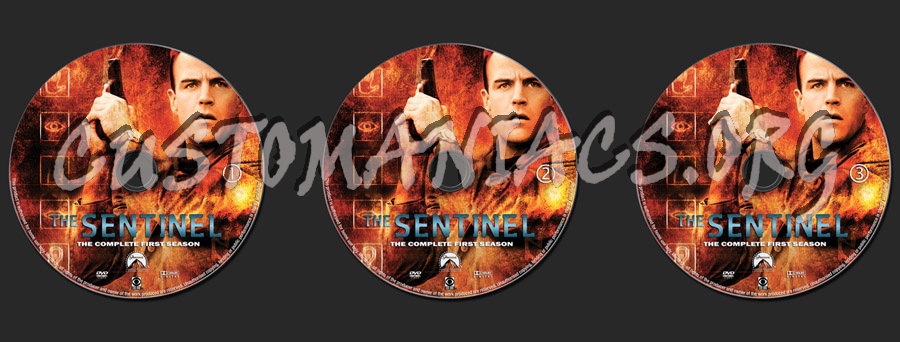 The Sentinel Season One dvd label