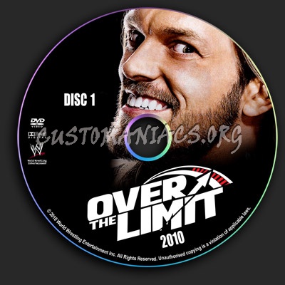 WWE - Over The Limit 2010 dvd label