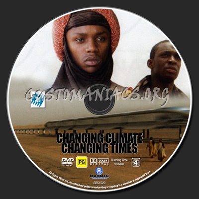 Changing Climate Changing Times dvd label