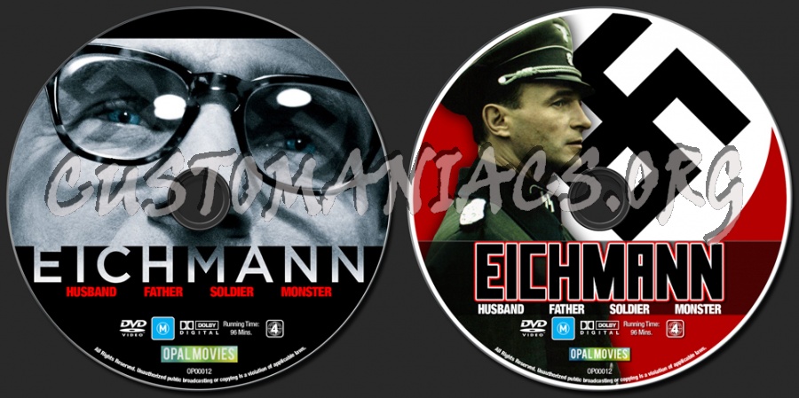 Eichmann dvd label