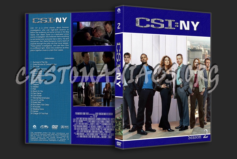 CSI New York dvd cover