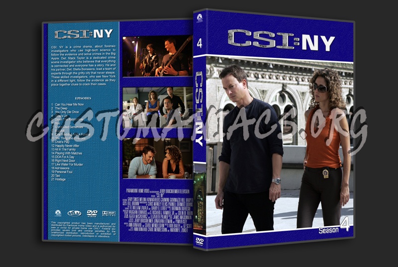 CSI New York dvd cover