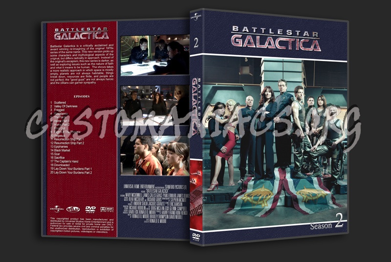 Battlestar Galactica dvd cover