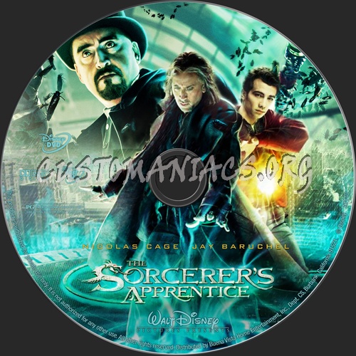 The Sorcerer's Apprentice dvd label