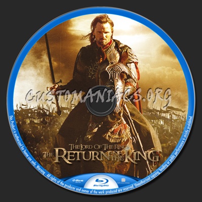 The Lord Of The Rings The Return Of The King blu-ray label