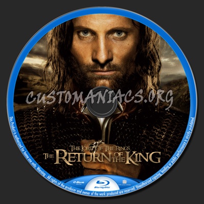 The Lord Of The Rings The Return Of The King blu-ray label