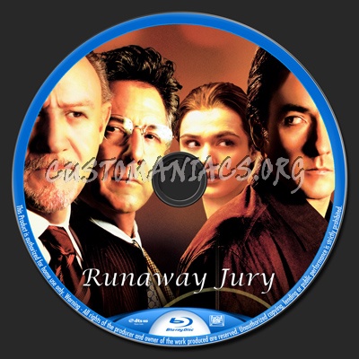 Runaway Jury blu-ray label