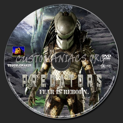 Predators dvd label