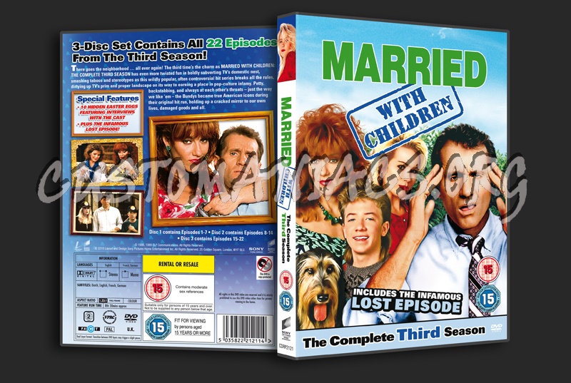 Married with Children Season 3 dvd cover