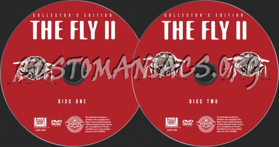 The Fly 2 dvd label