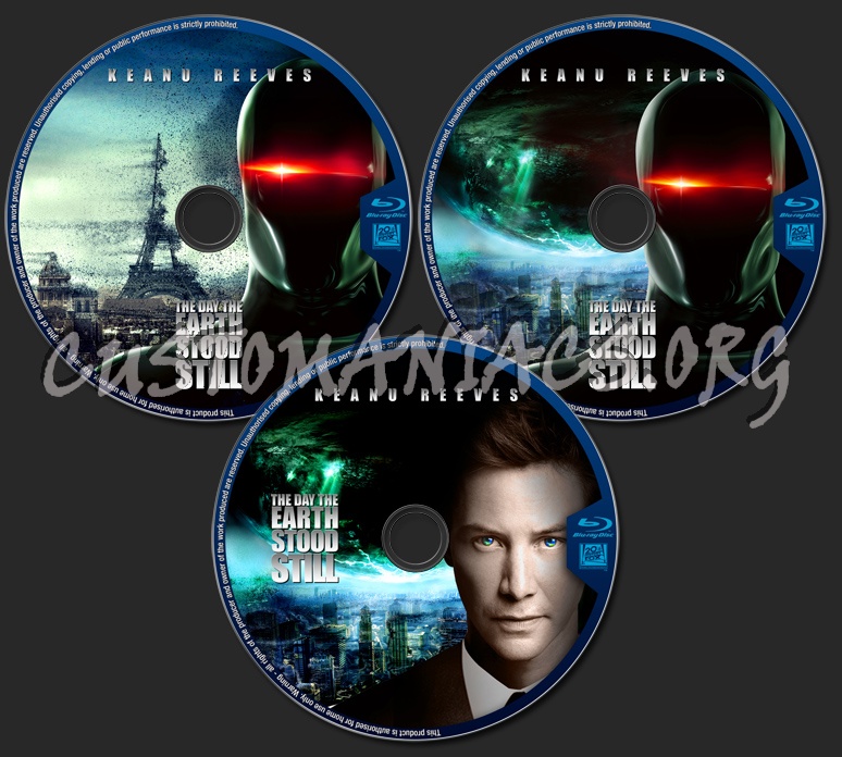 The Day The Earth Stood Still blu-ray label