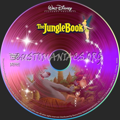 Jungle Book dvd label