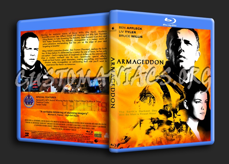 Armageddon blu-ray cover