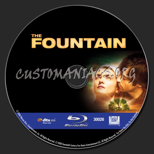 The Fountain blu-ray label